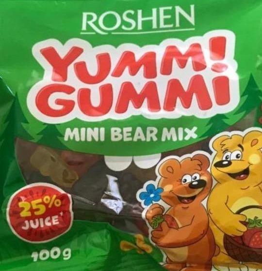 Фото - Конфеты желейные Yummi Gummi Mini Bear Mix Roshen