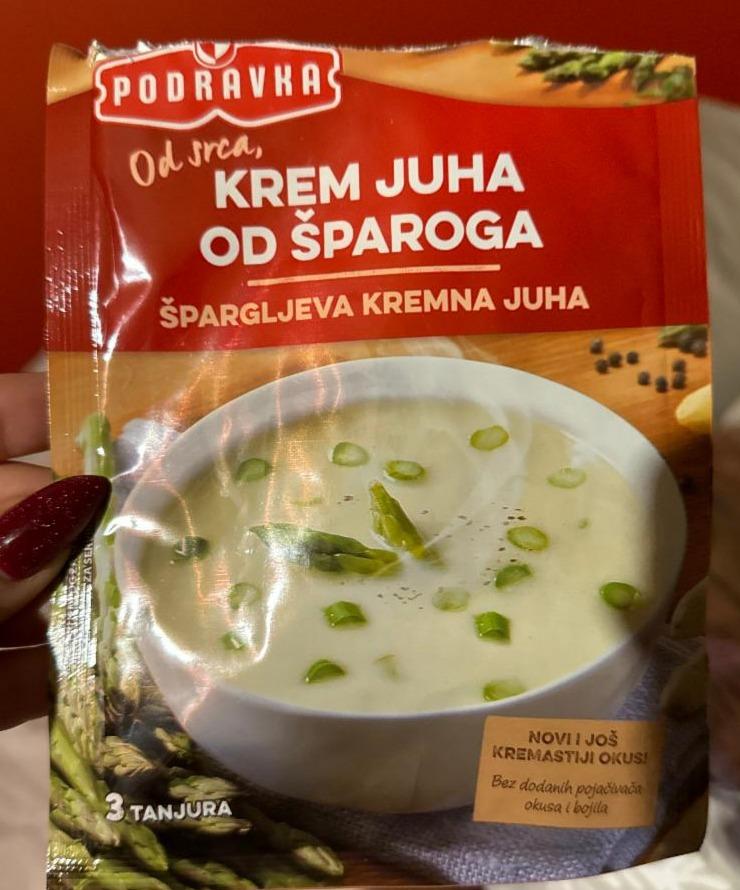 Фото - Крем-суп со спаржей Podravka