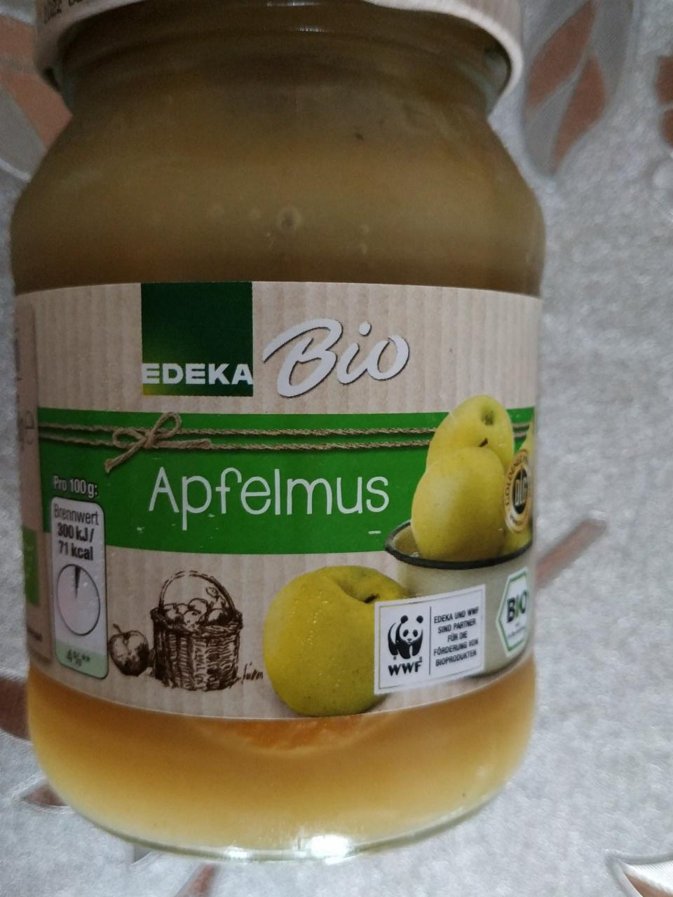 Фото - Пюре фруктовое яблочное Apfelmus Bio Edeka