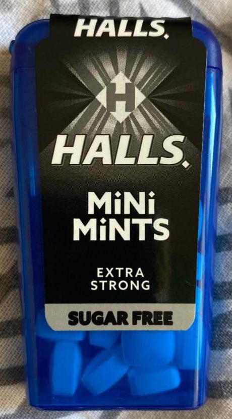 Фото - Конфеты без сахара вкус мяты и ментола mini mints extra strong Halls