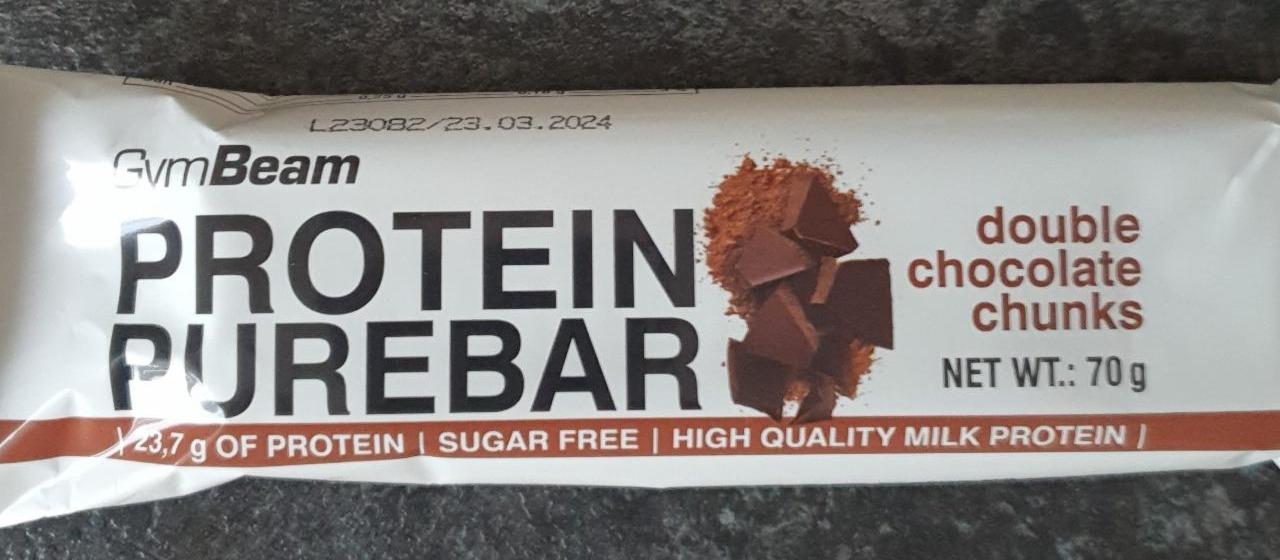 Фото - Protein purebar double chocolate chunks GymBeam