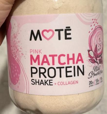 Фото - Протеин розовая матча Matcha protein Mote