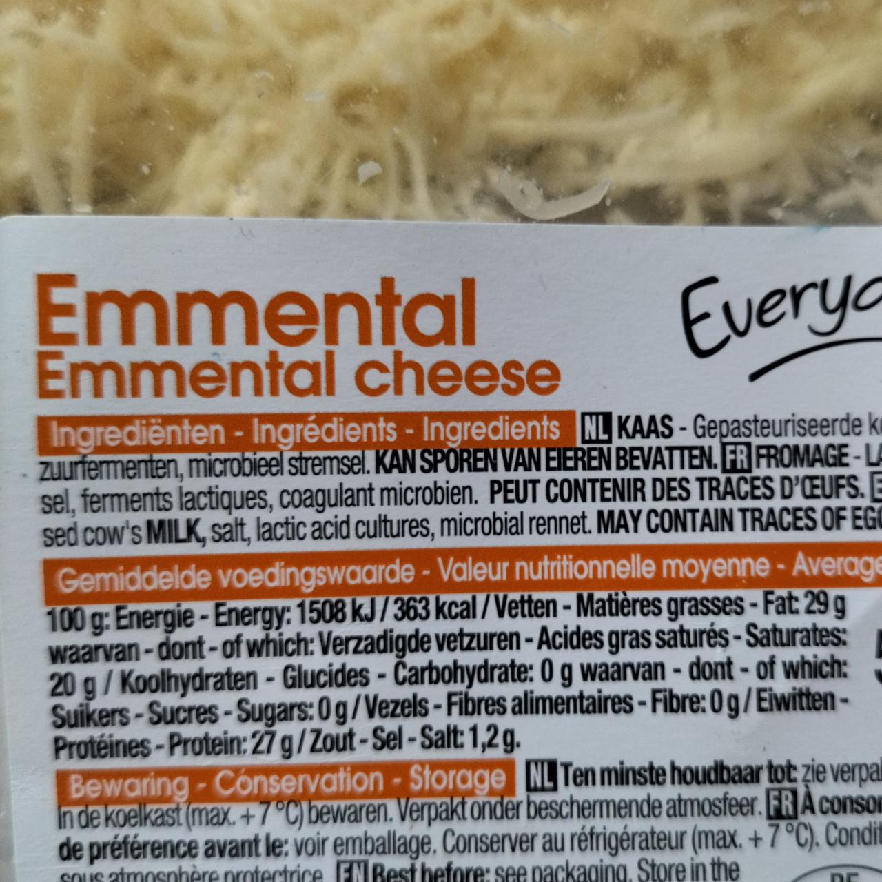 Фото - Сыр тертый Emmental Cheese Everyday