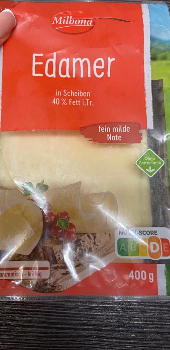 Фото - сыр эдам 40% Milbona