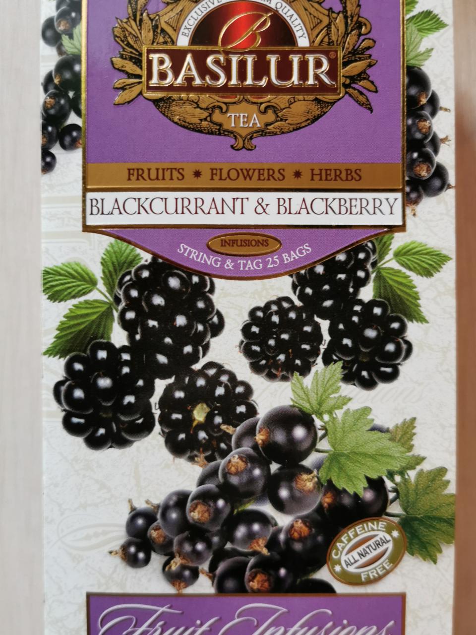 Фото - Чайный напиток Blackcurrant & Blackberry Fruit Infusions Basilur