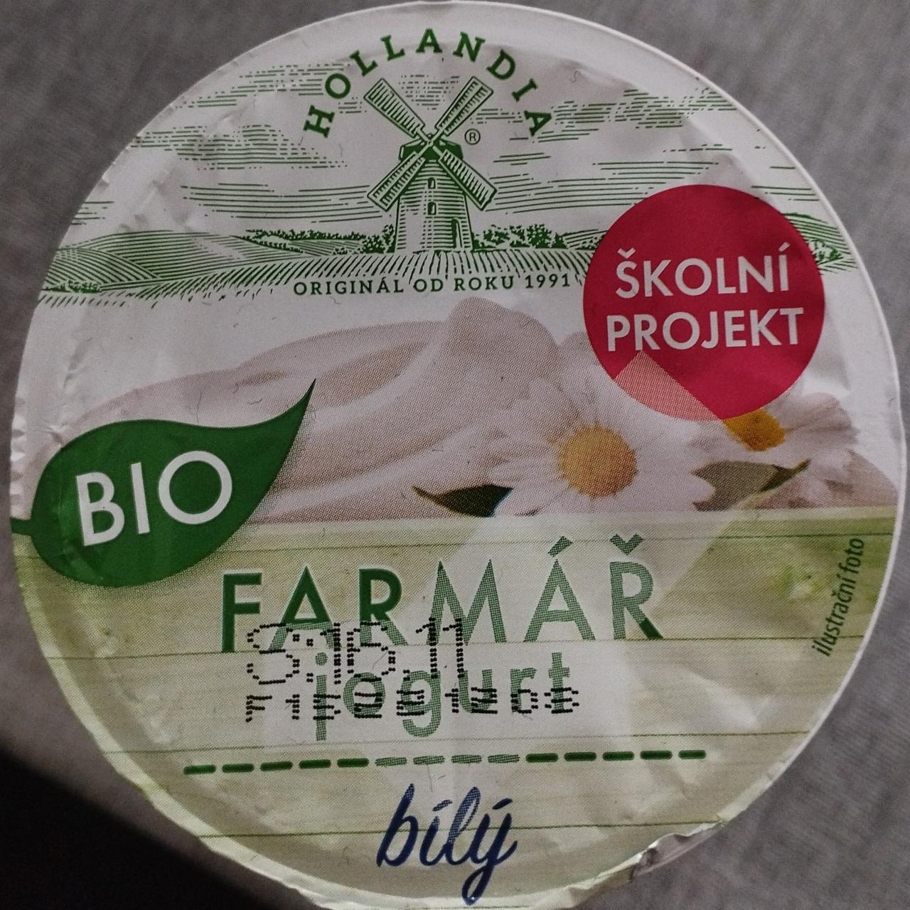 Фото - Йогурт 3.8% белый Bio Farmář Bílý Hollandia