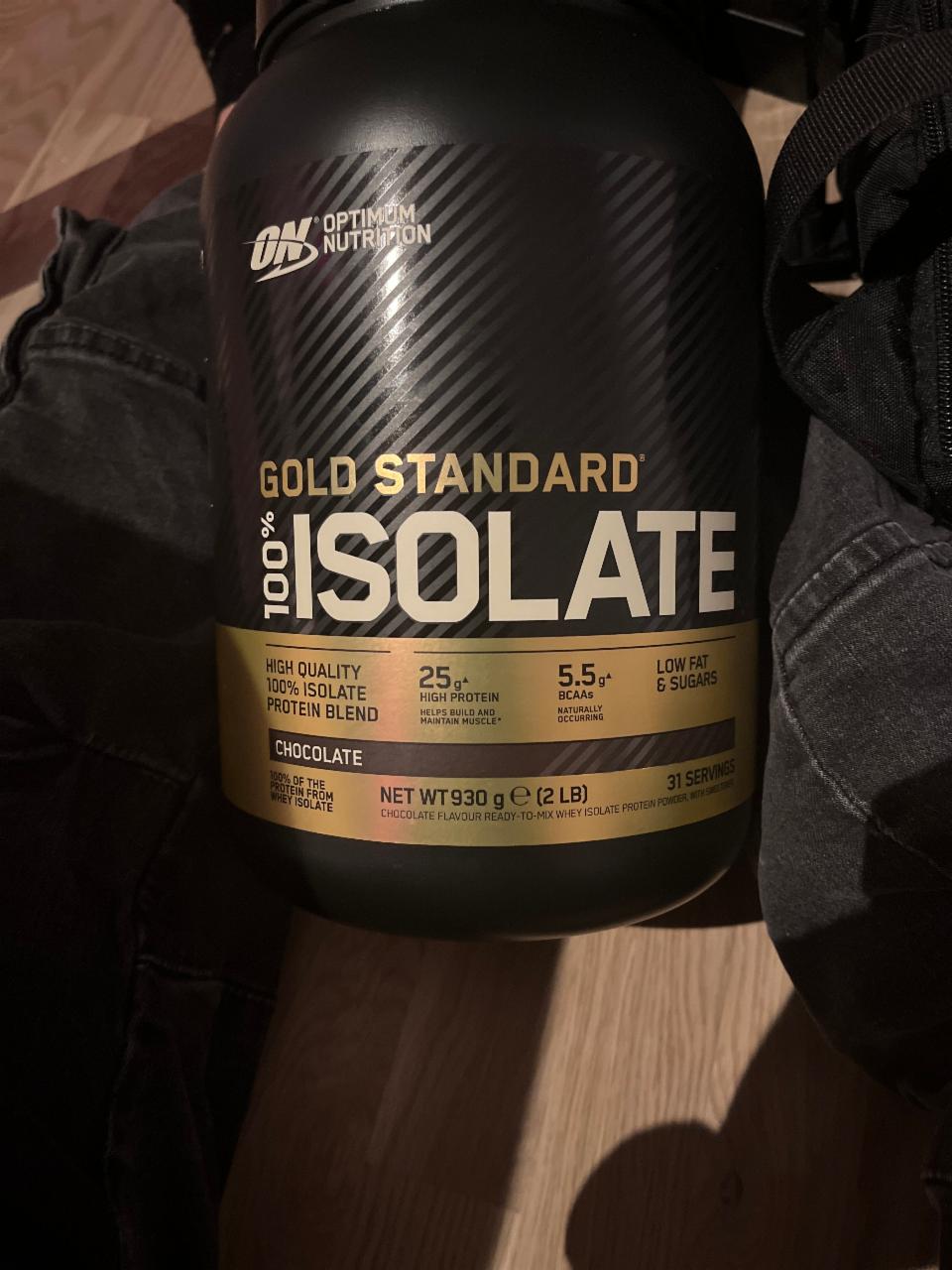 Фото - изолят протеина gold standard 100% isolate Optimum Nutrition