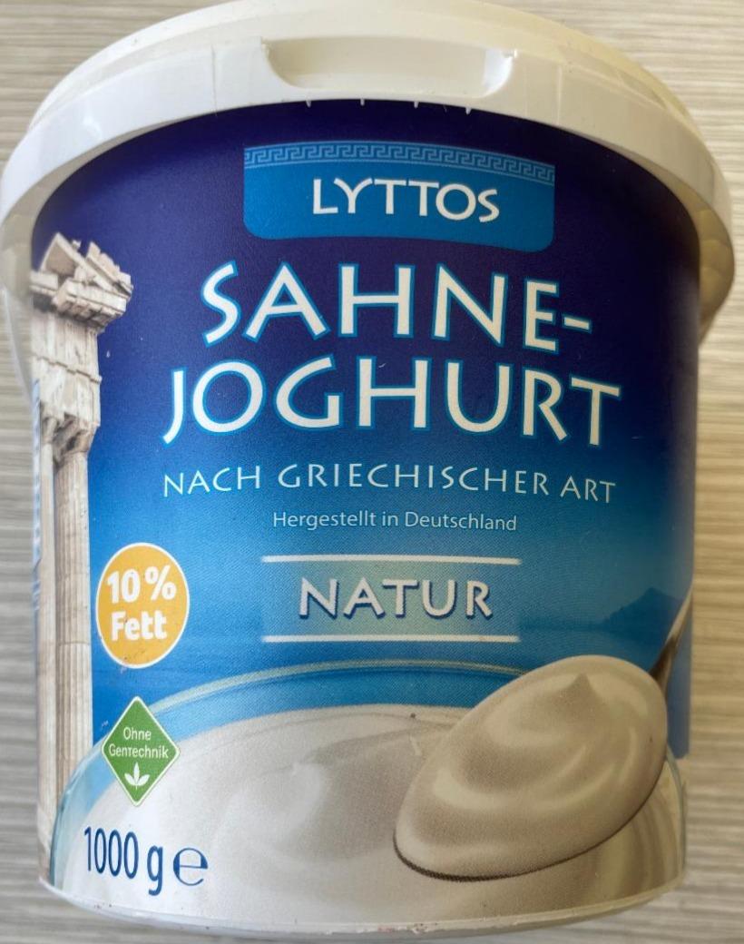 Фото - Sahnejoghurt mild natur Lyttos
